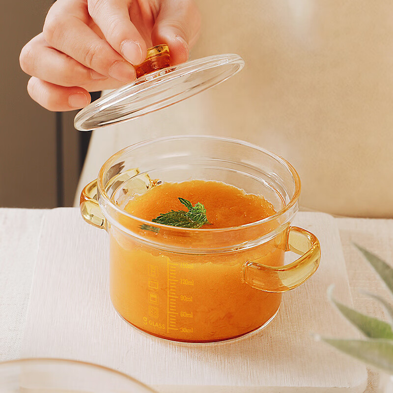 Cristalglass glass steaming bowl for babies