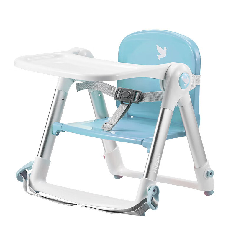 apramo baby high chair, candy blue
