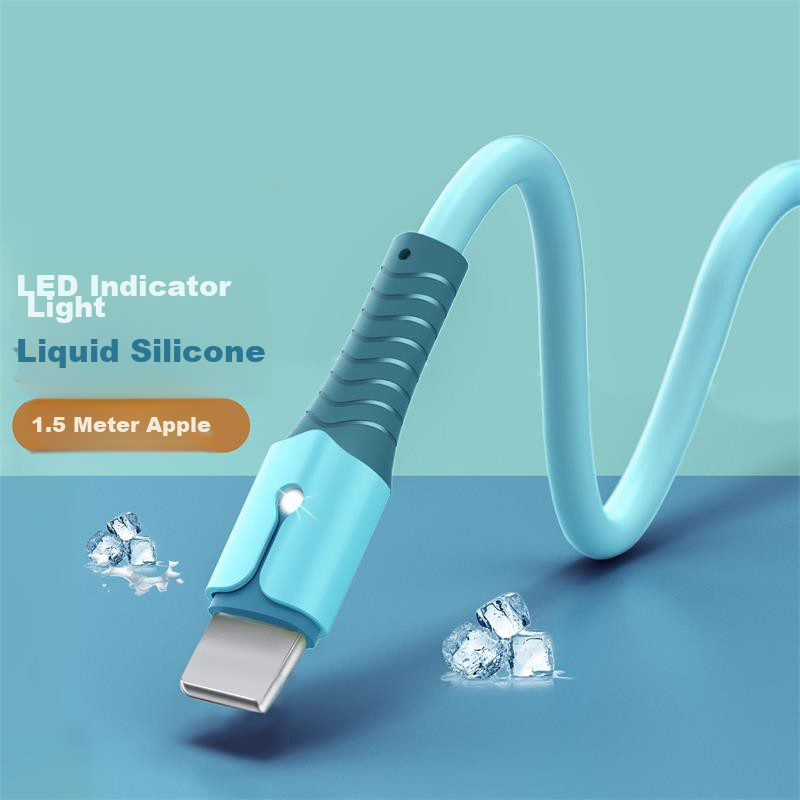 ZiTai Apple Liquid Silicone Data Cable, Fast Charging, Durable