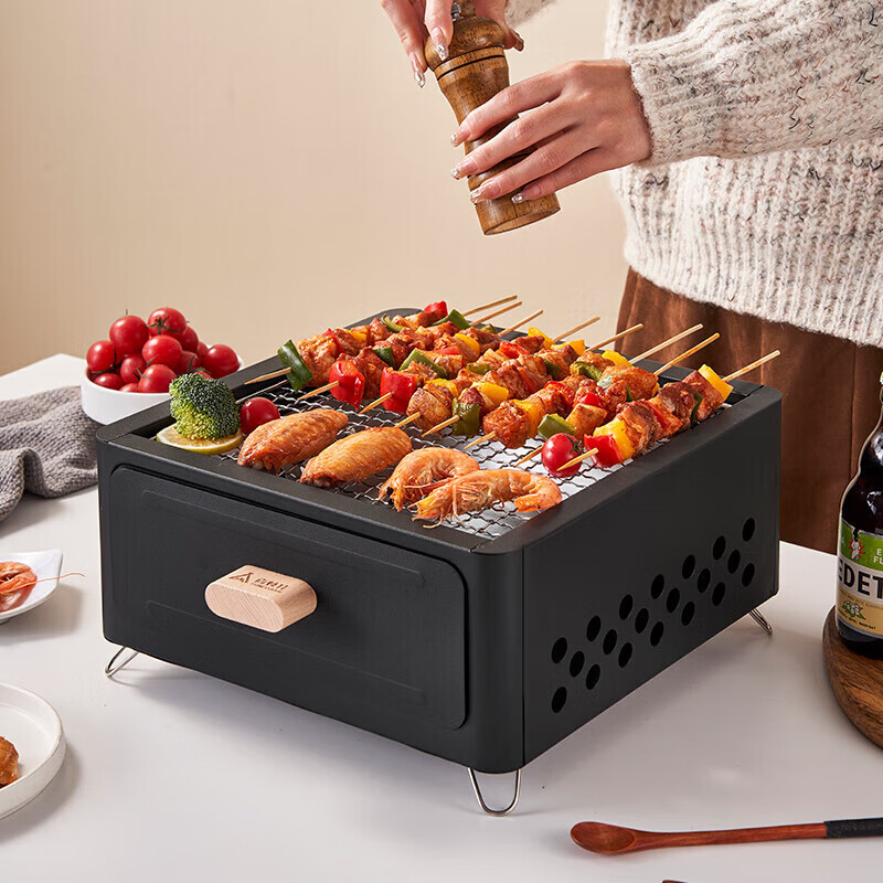 Suncojia Multi-Functional Charcoal Grill & Tea Brewer