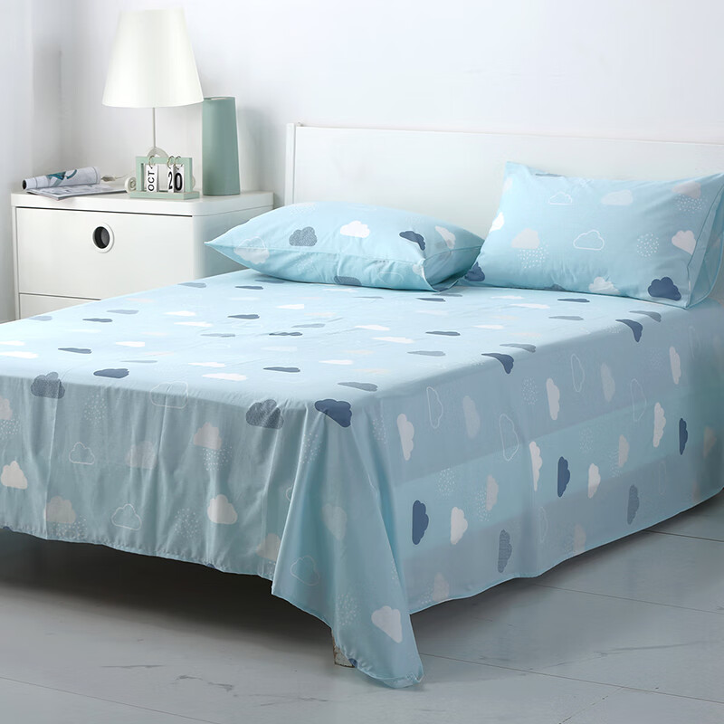 Dohia pure cotton single bedsheet