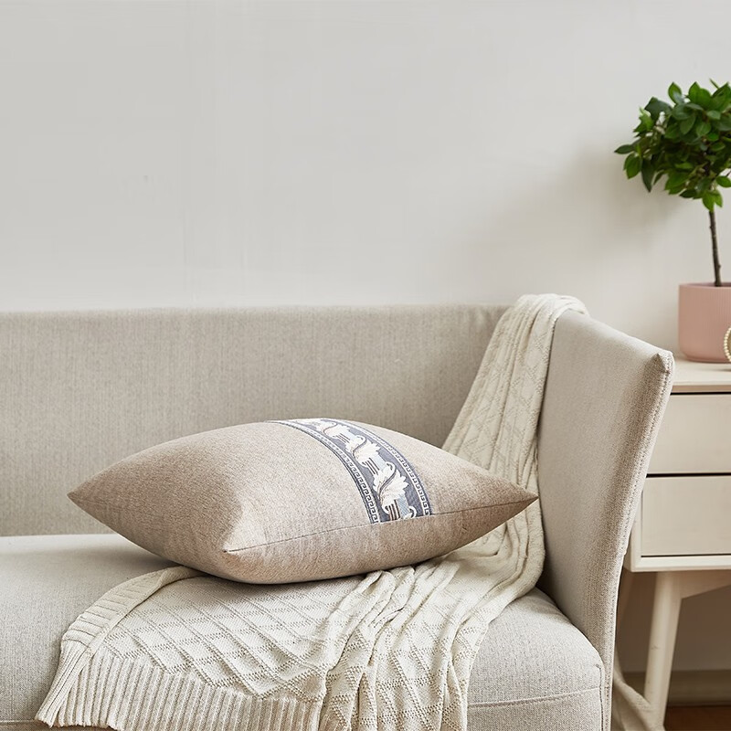 Hengyuanxiang Lace Beige Pillowcase