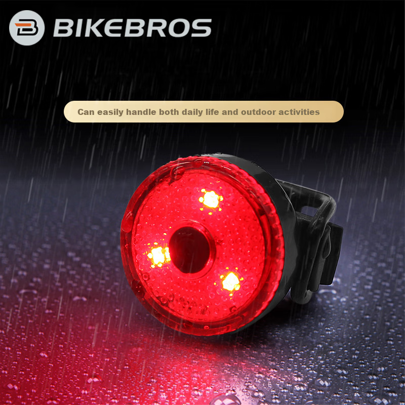 BikeBros USB rechargeable night riding tail light