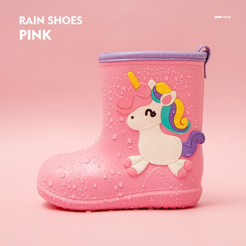 Cheerful Mario waterproof rain boots for toddlers