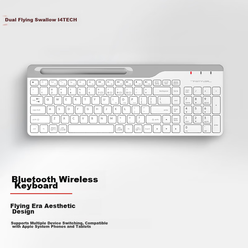 a4tech fbk25 wireless bluetooth keyboard for ipad laptop smartphone