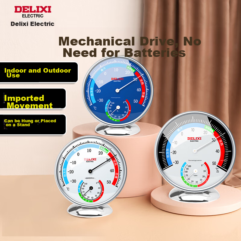Delixi Electric Indoor Thermohygrometer Meter