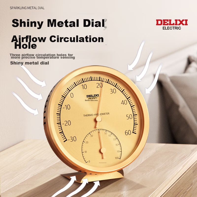 Delixi Electric Indoor Thermohygrometer Meter