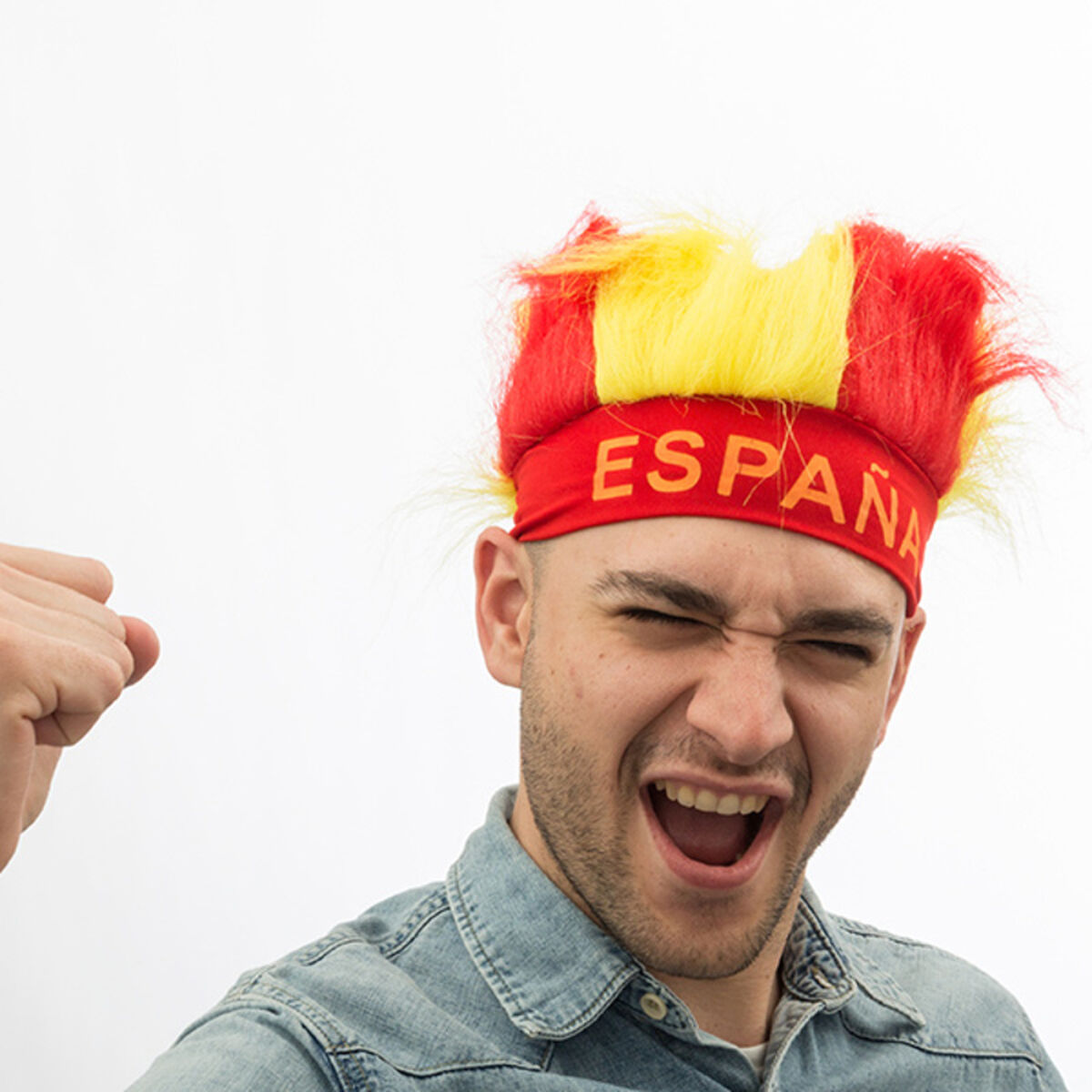 Spanish Flag Wig Hat_0