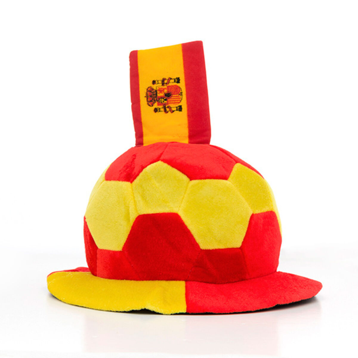 Football Hat with Spanish Flag Embellishment_1