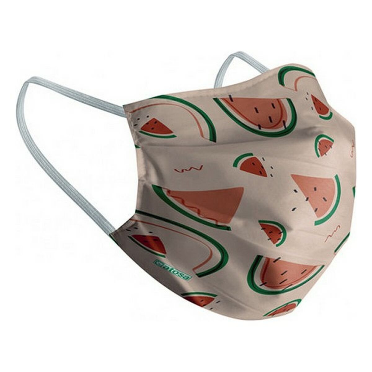 Hygienic Reusable Fabric Mask 10-12 Years Watermelon_2