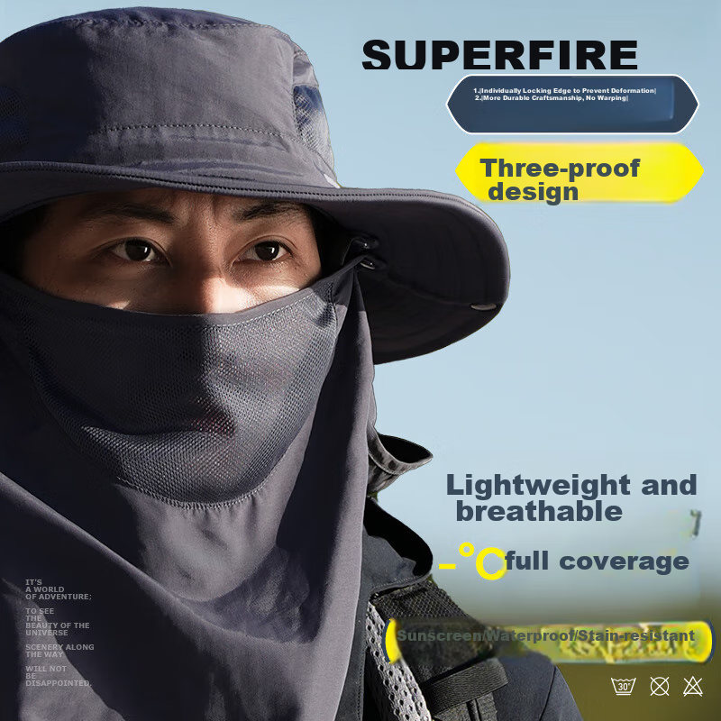 SupFire UV Protection Sun Hat for Outdoor Activities