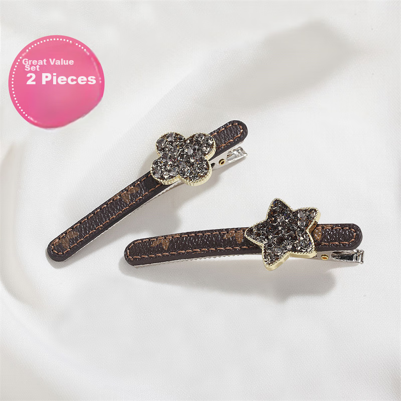 chimera korean-style clover hair clip set