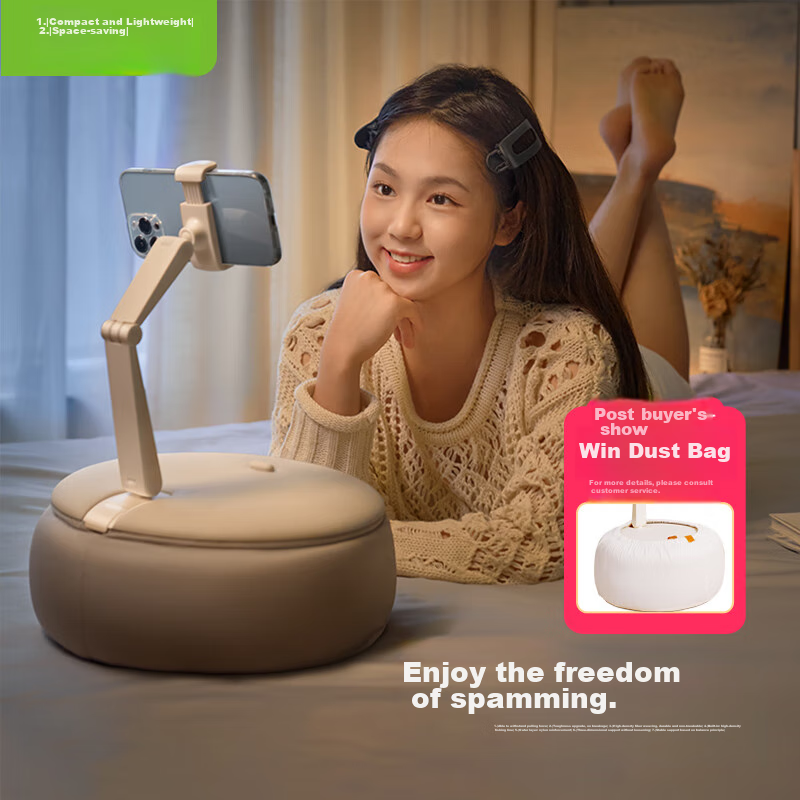 Saijing U2 Phone Stand Pillow - Universal Bedside Tablet Holder for Live Streaming & Relaxation