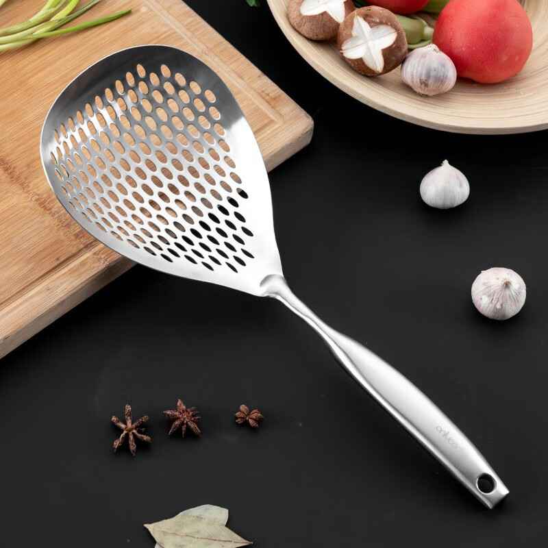 Onlycook Stainless Steel Strainer & Slotted Spoon