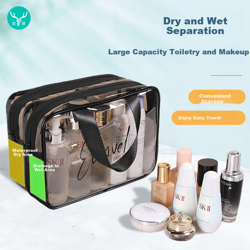 Etravel Double-Layer Wet & Dry Travel Toiletry Bag