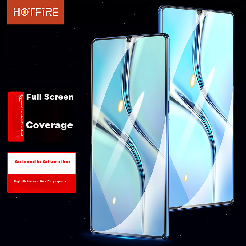 HotFire Honor X30Max Screen Protector, Ultra-Clear Full Coverage Tempered Glass