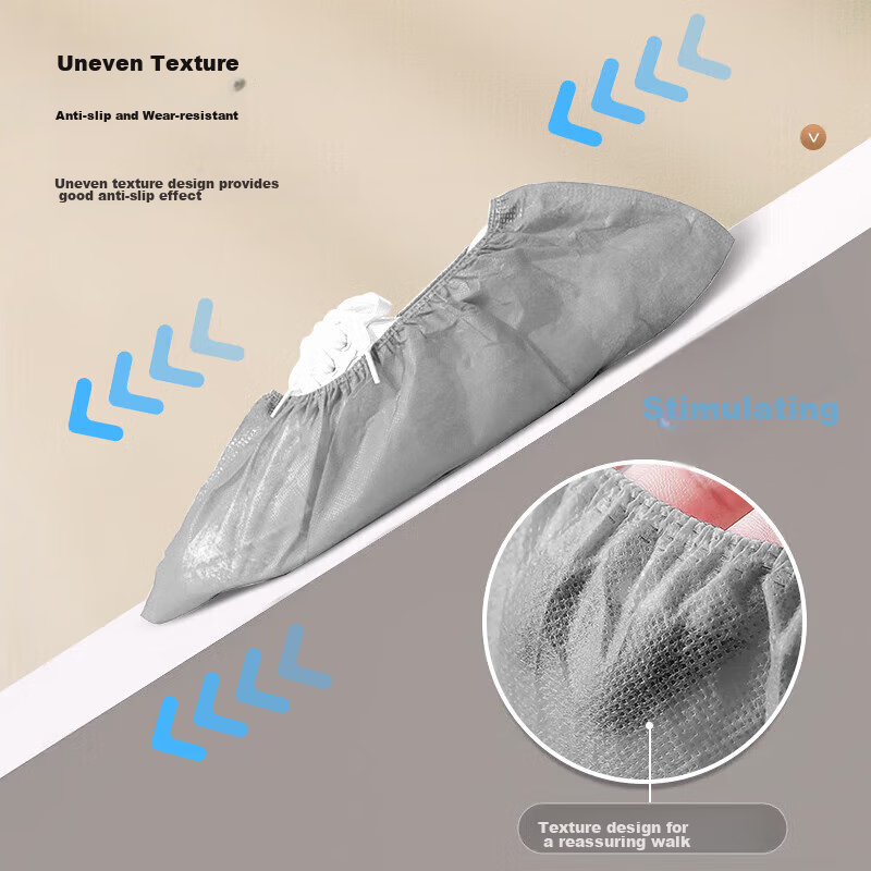 Baicaoyuan Shoe Covers, 100 Pcs, Dust-Proof, One Size Fits All