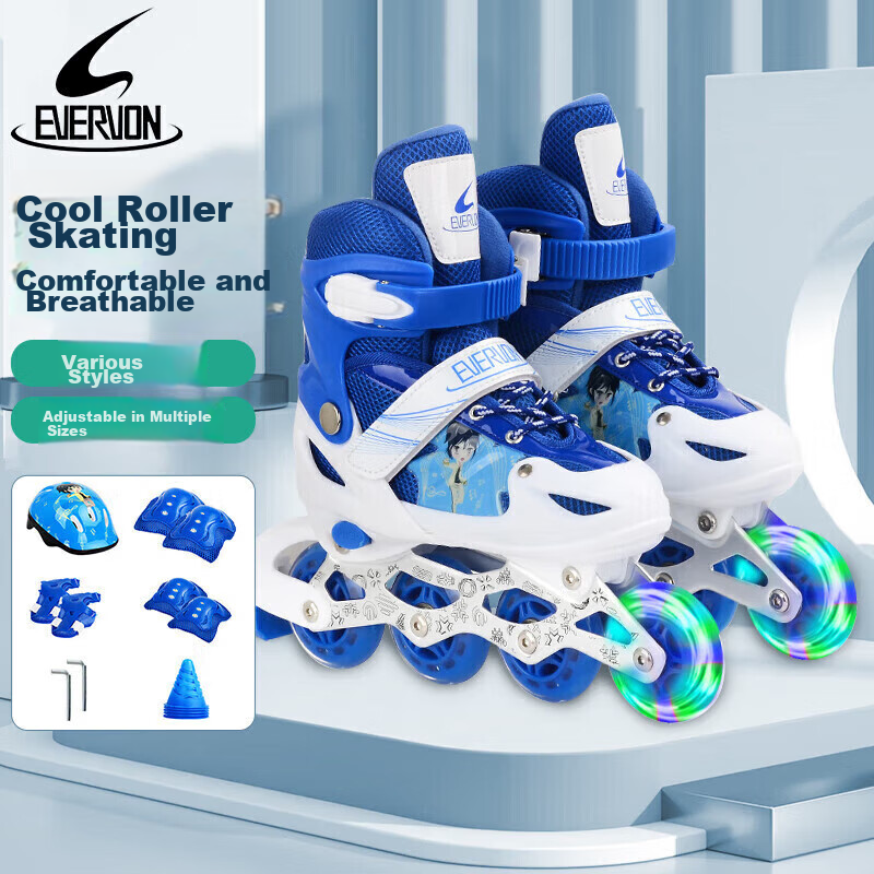evervon children's beginner roller skates
