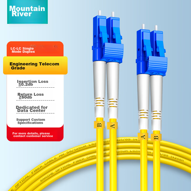 samzhe lc-lc single-mode fiber optic patch cable