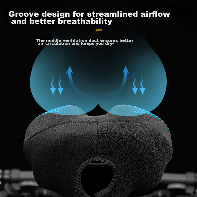 Move Iron Comfort Gel Bicycle Seat Cover