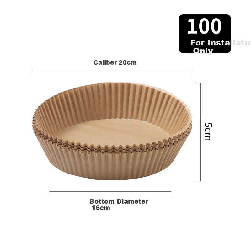 Baijie air fryer baking oil-absorbing paper, 100 sheets