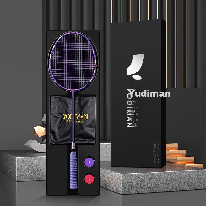 yodiman mahua wave badminton racket gift set