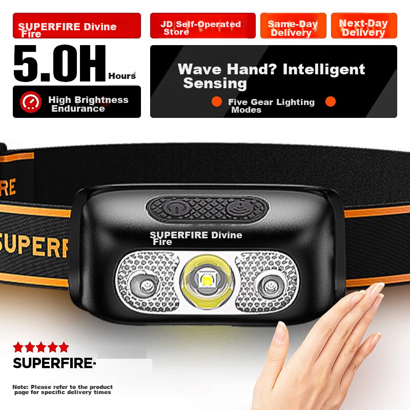 supfire high-intensity night fishing headlamp