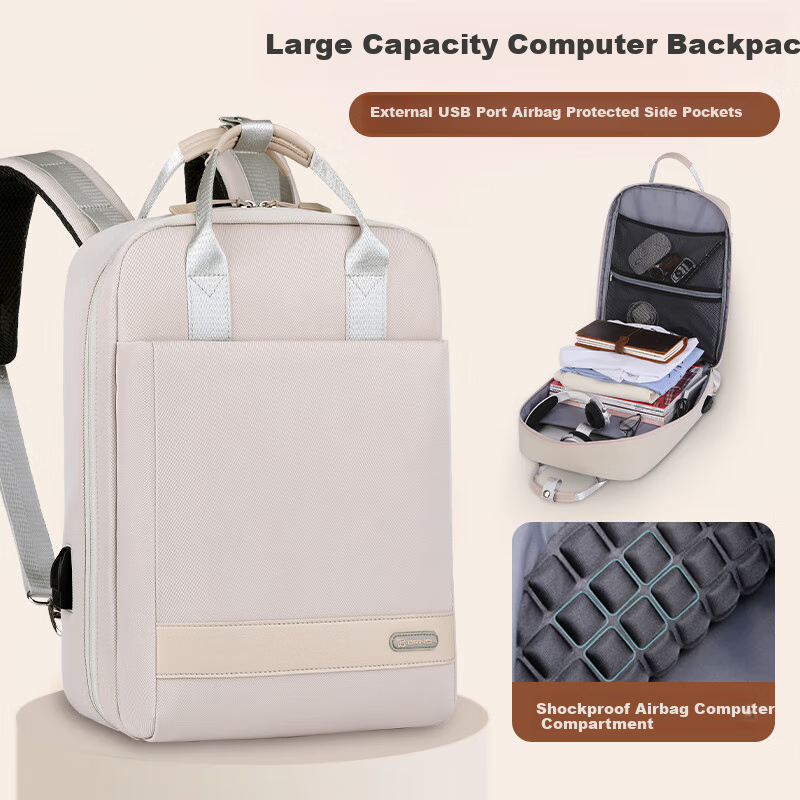 BRINCH Men Women Laptop Backpack 15/16 Inch