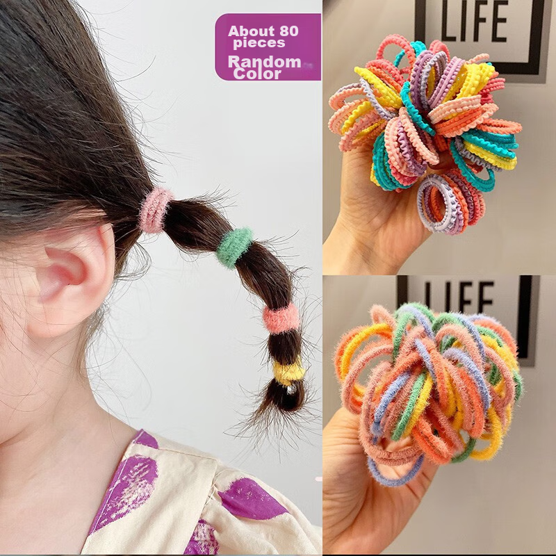 chimera 80pk elastic hair ties