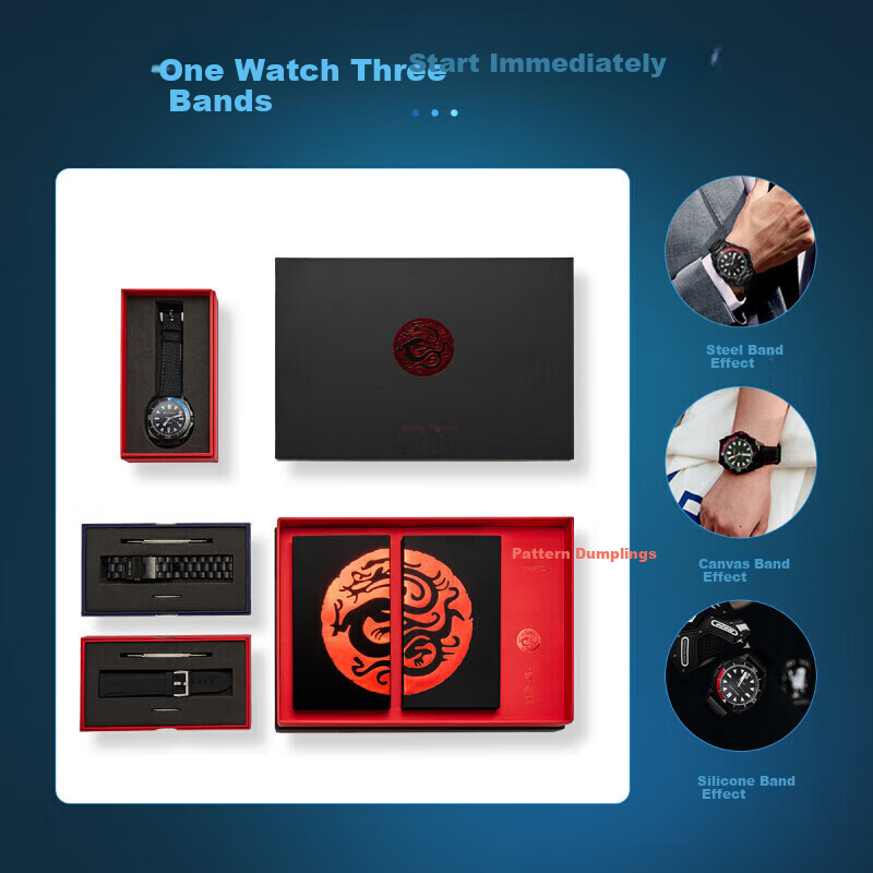 Seagull automatic mechanical watch for men, diving gift box