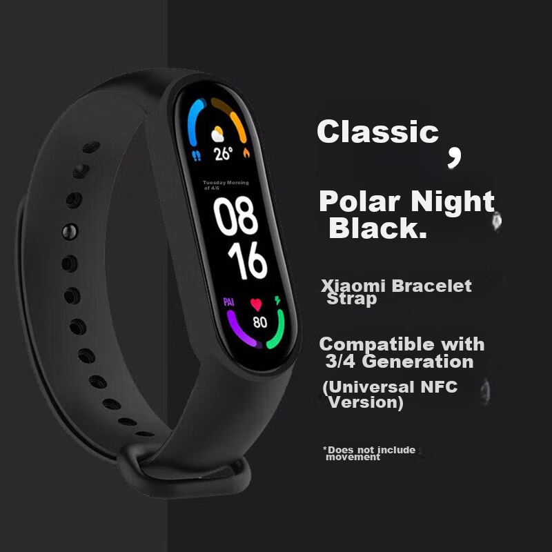 Xiaomi Mi Band 3/4 NFC Strap Replacement by BWNK