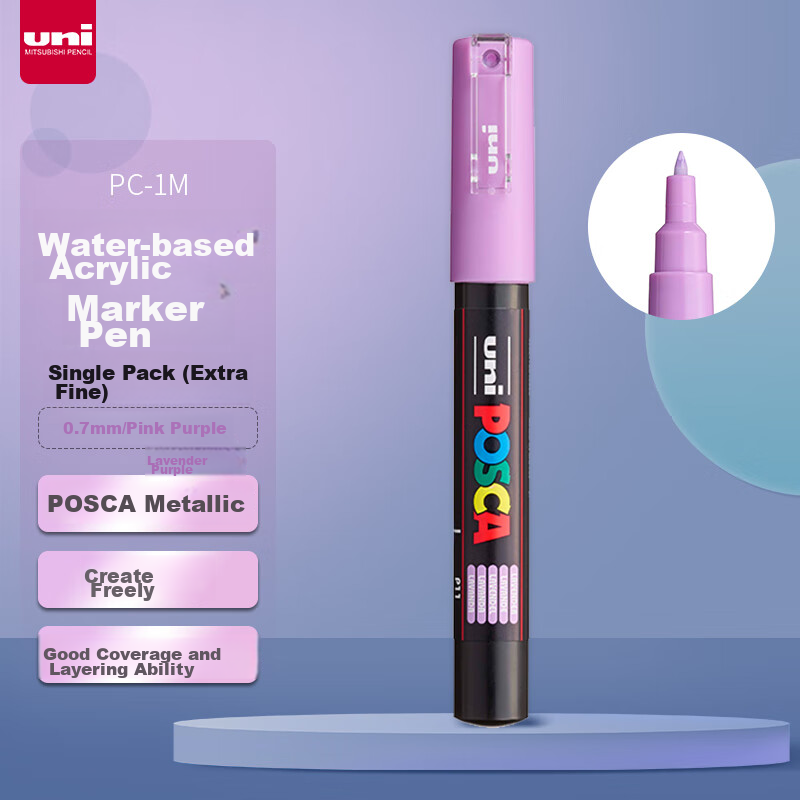 Uni Mitsubishi POSCA 8-Color Ultra-Fine Markers