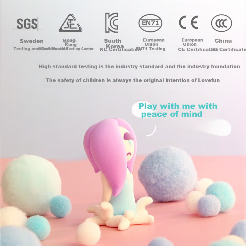 luofu boron-free clay playdough set
