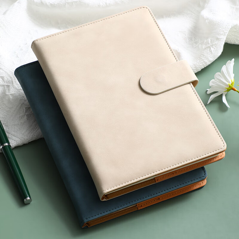 Faramon B5 Premium Leather-Bound Notebook with Magnetic Closure