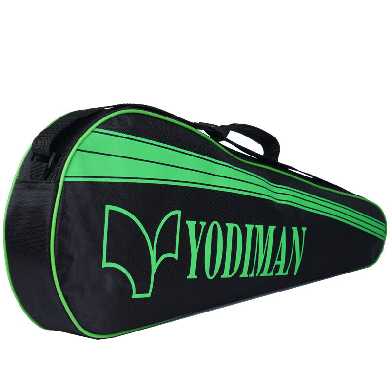 Yodiman Original Racket Case, Black & Green, 3 Rackets