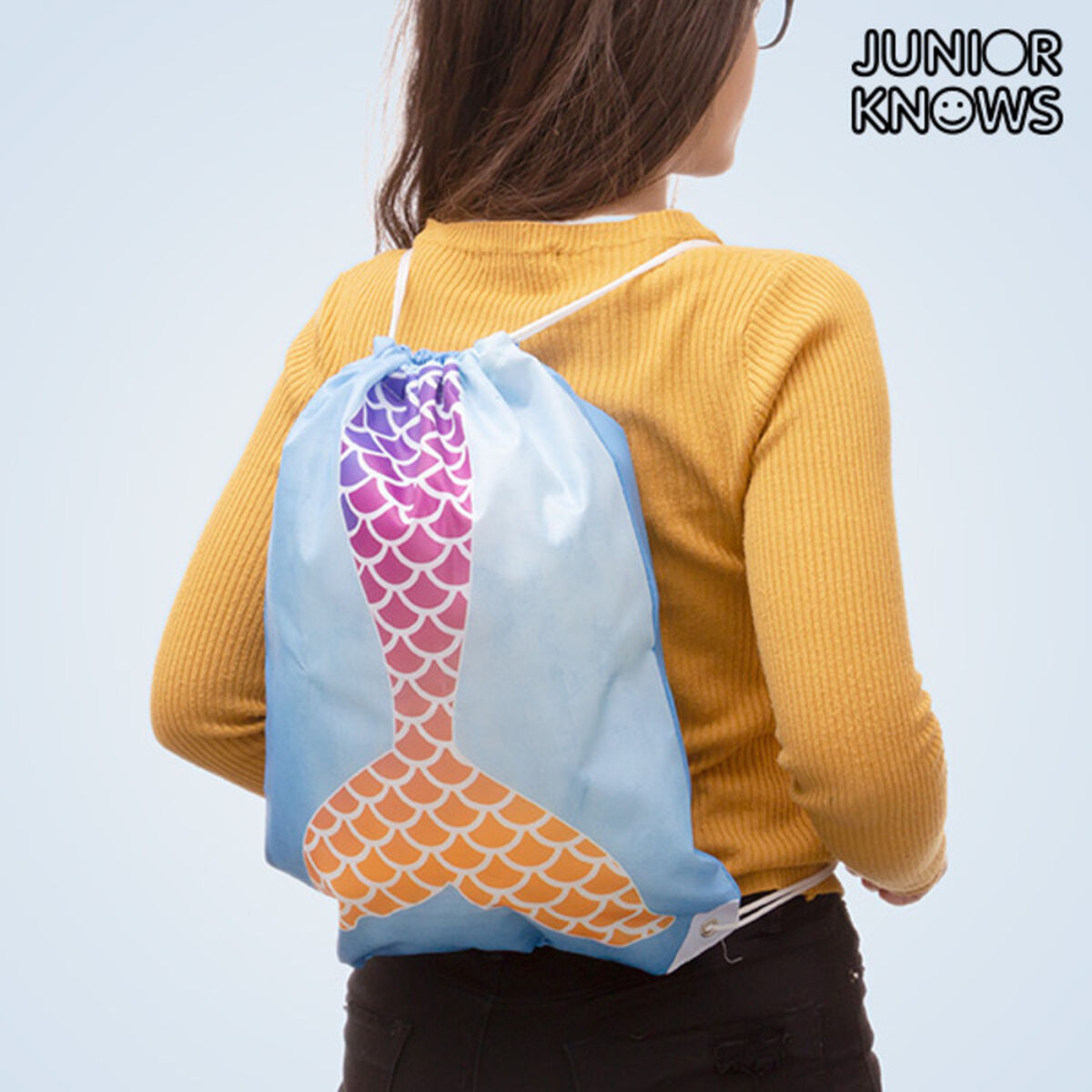Junior Knows Mermaid Drawstring Bag_0