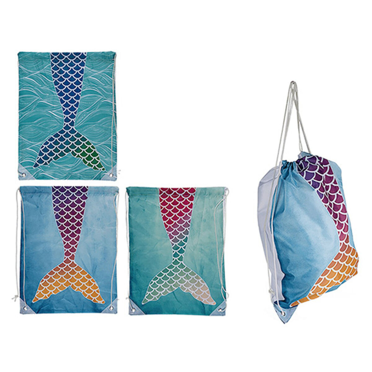 Junior Knows Mermaid Drawstring Bag_1