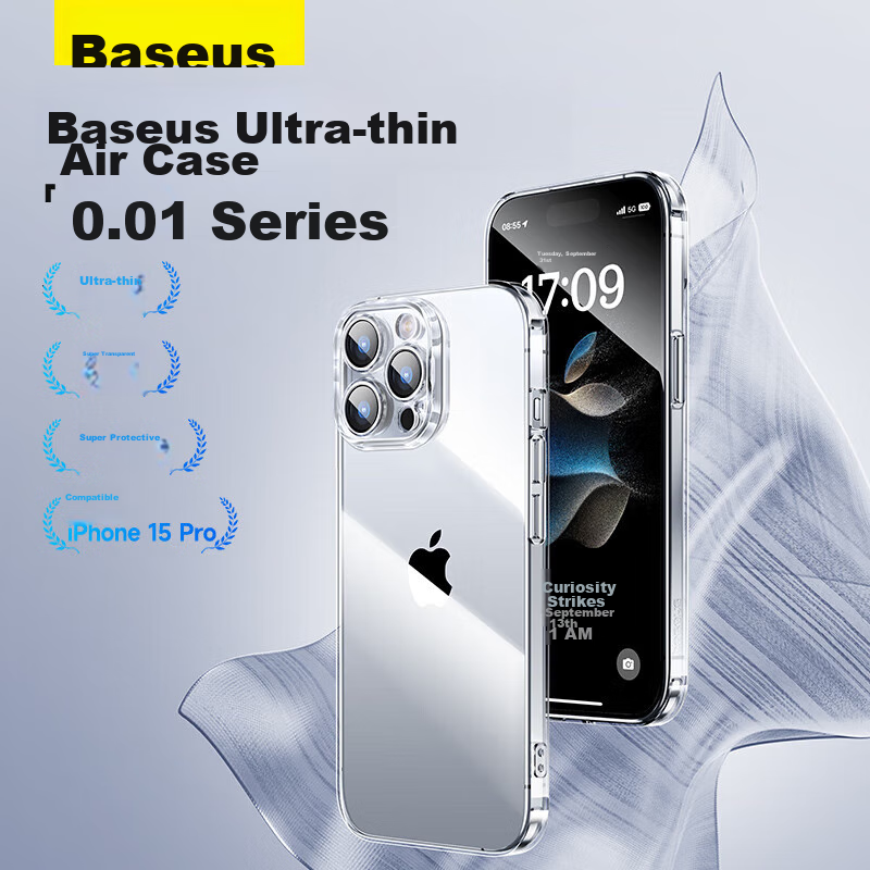 Baseus iPhone 15 Pro Max Ultra-Thin Shockproof Case