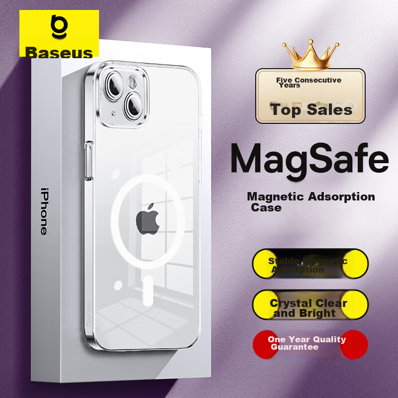 BASEUS Rotating Magnetic Ring iPhone 17 Pro Case