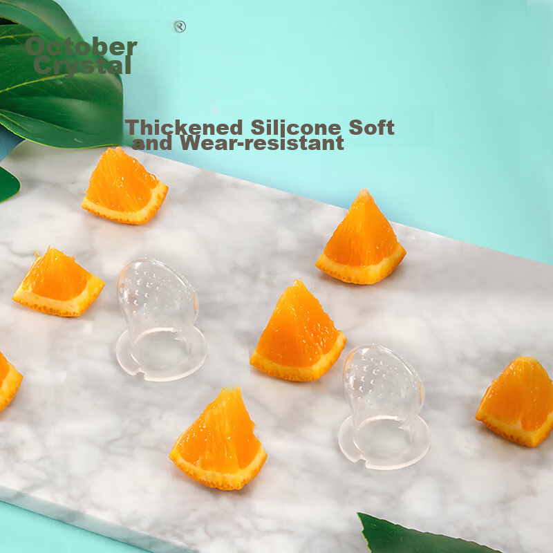 October Crystal Shiyuejiejing Baby Fruit Teether Bag