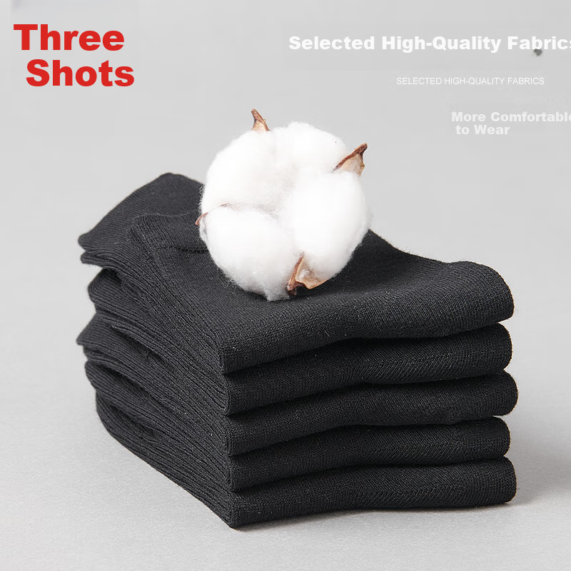 ThreeGun Men's Decontamination Series Cotton Socks