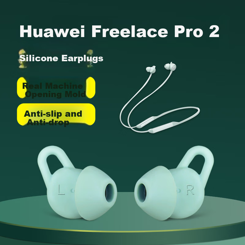Masentek Soft Silicone Ear Tips for Huawei Freelace Pro/2 - Medium