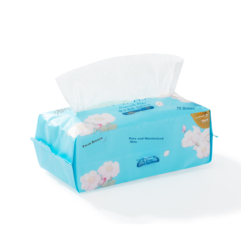 APP facial cleansing wipes, 70 sheets, soft tissues for face & feet