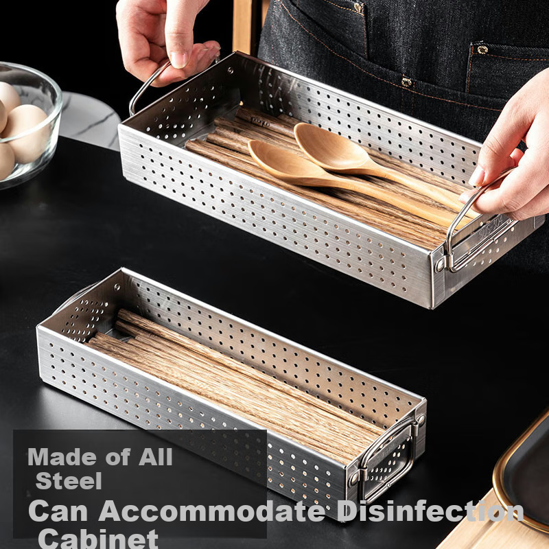 onlycook 304 Stainless Steel Chopstick Holder & Storage Box