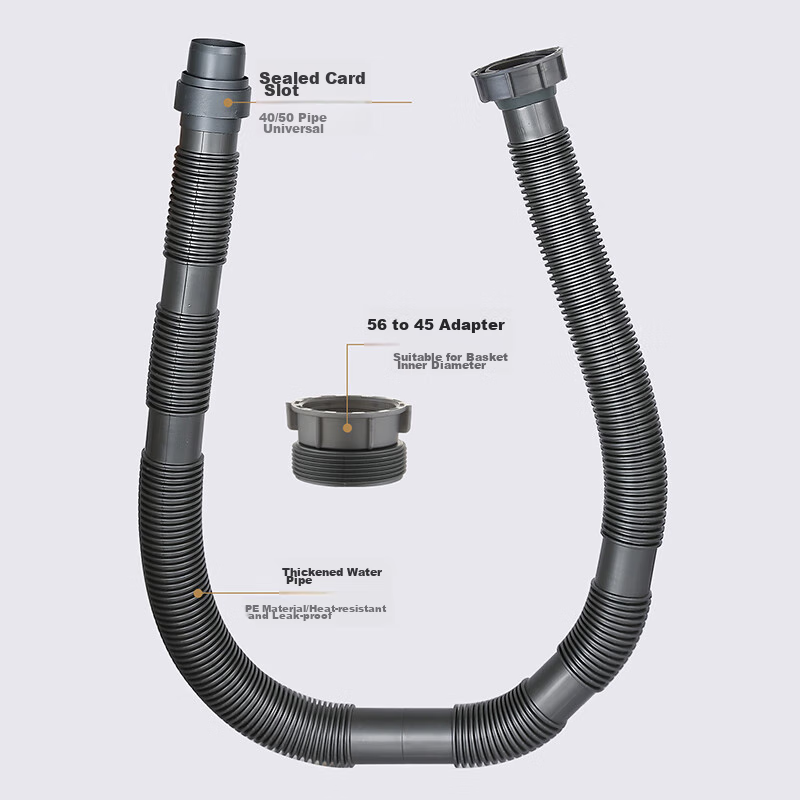 Larsd Kitchen Sink Drain Extension Pipe