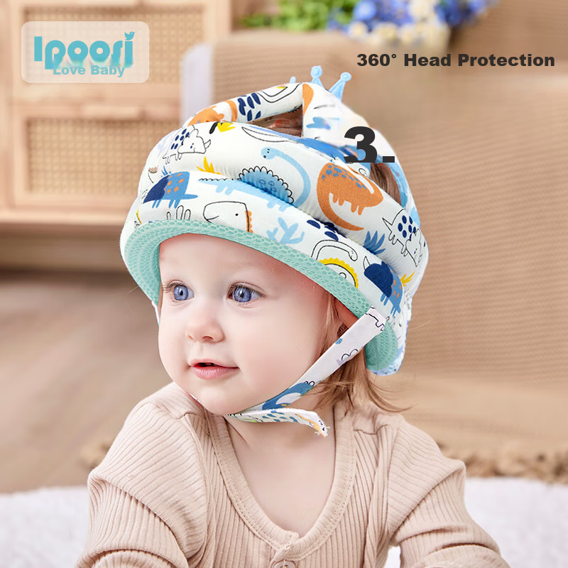 Aibaoshi Baby Anti-Fall Dinosaur Hat