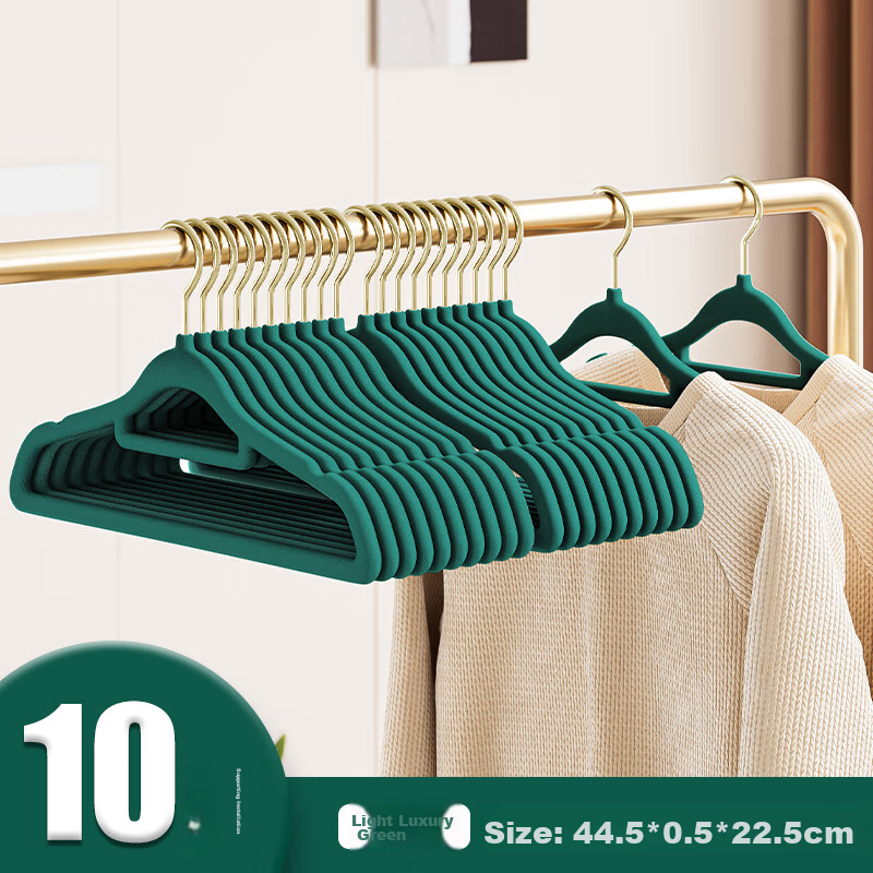 JEKO&JEKO Velvet Hangers - 45cm Seamless Wardrobe Hangers