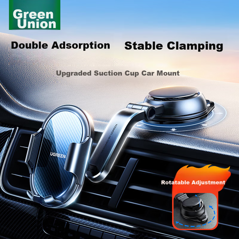 Ugreen Car Phone Mount, Suction Cup Dashboard Holder