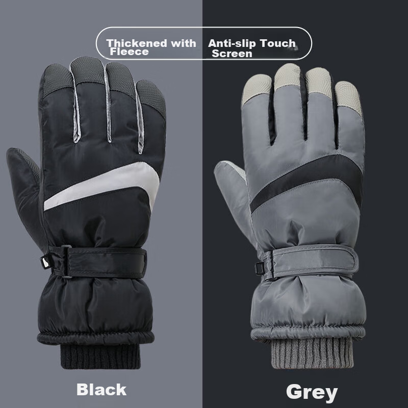 mission uv touchscreen ski cycling gloves