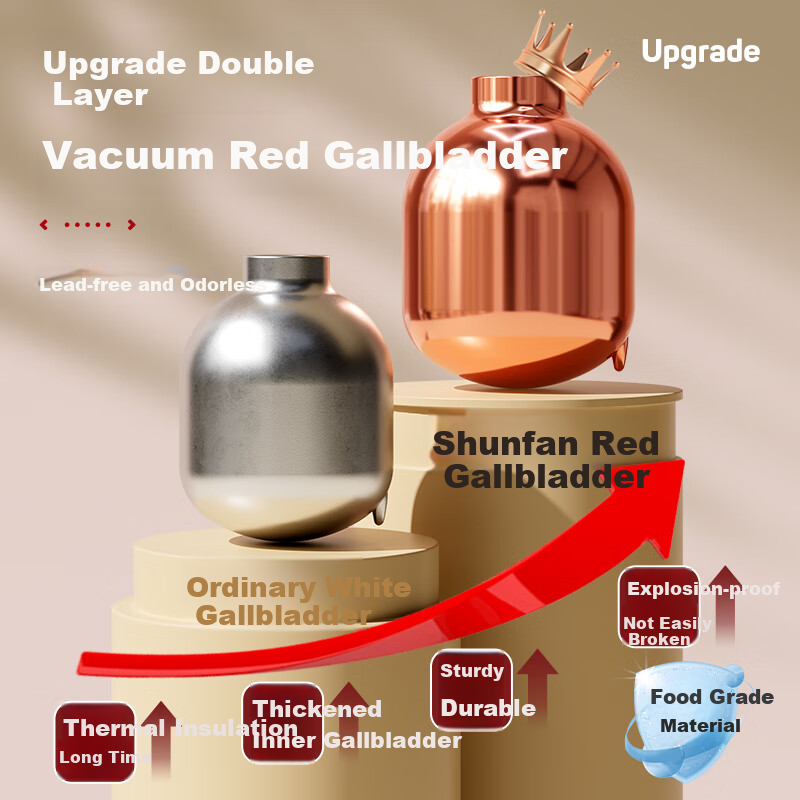 RELEA Insulated Pitcher - 1.5L Red Glass Water Jug